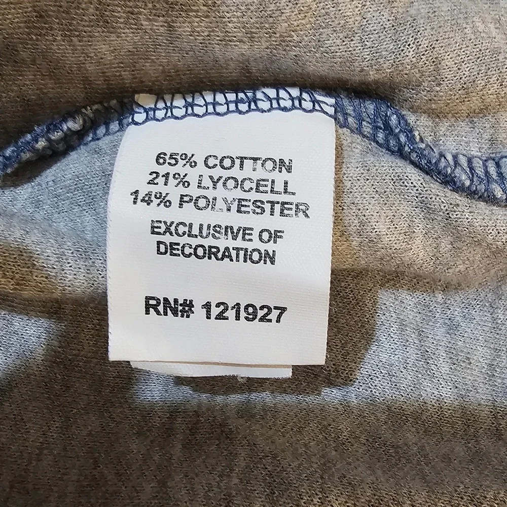 Johnnie O Mens Heathered Blue Sully 1/4 Zip Pullover Sweater XL - Picture 4 of 4